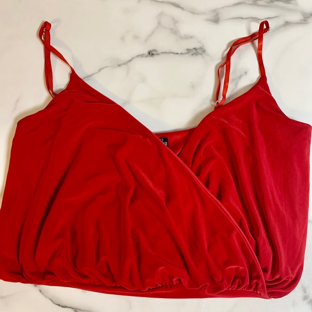Red body suit